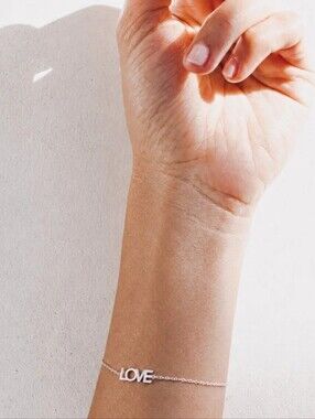 Maya Brenner LOVE bracelet